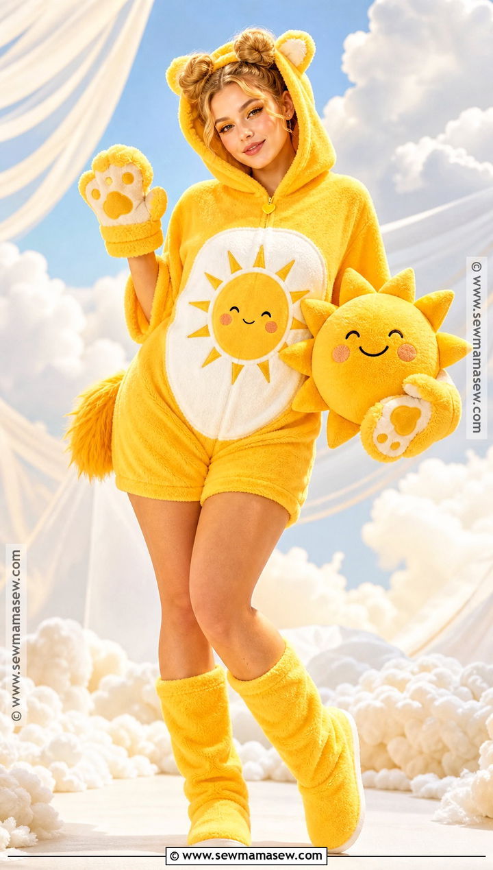 Yellow Sunshine Bear Costume - 30 Bear Costume Ideas for Women