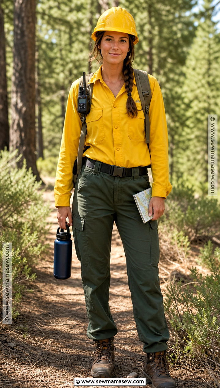 Yellow Wildland Firefighter Costume - 35 firefighter costume ideas for women