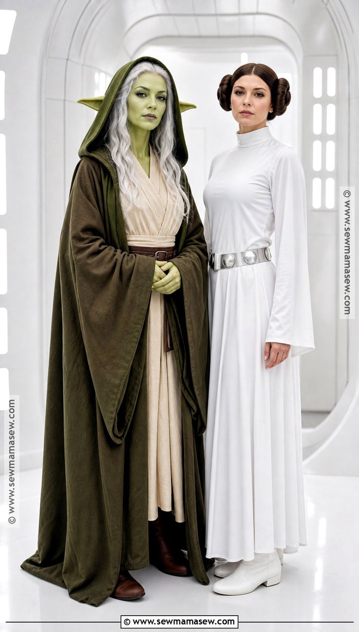 Yoda And Princess Leia Couple Costume - 35 yoda costume ideas