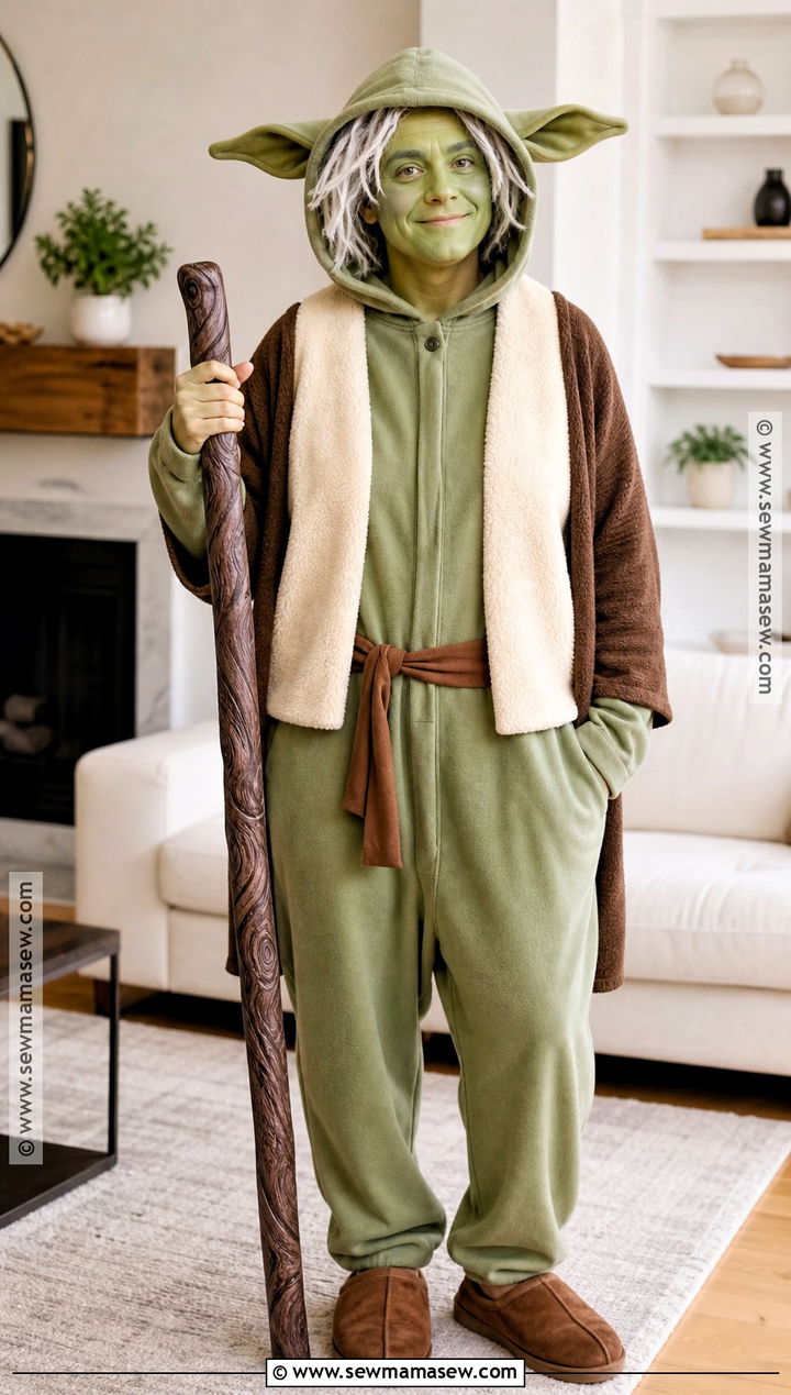 Yoda Pajama Costume - 35 yoda costume ideas