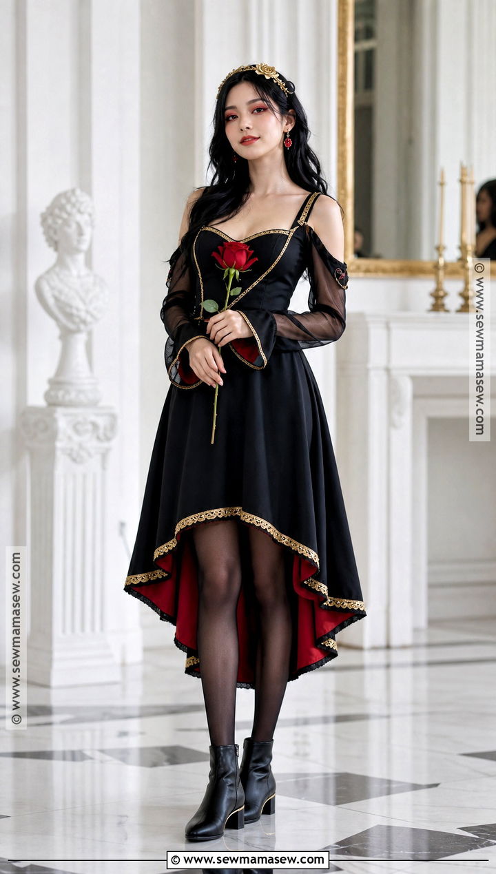 Yor Forger Anime Costume With Black Dress - 35 anime costume ideas