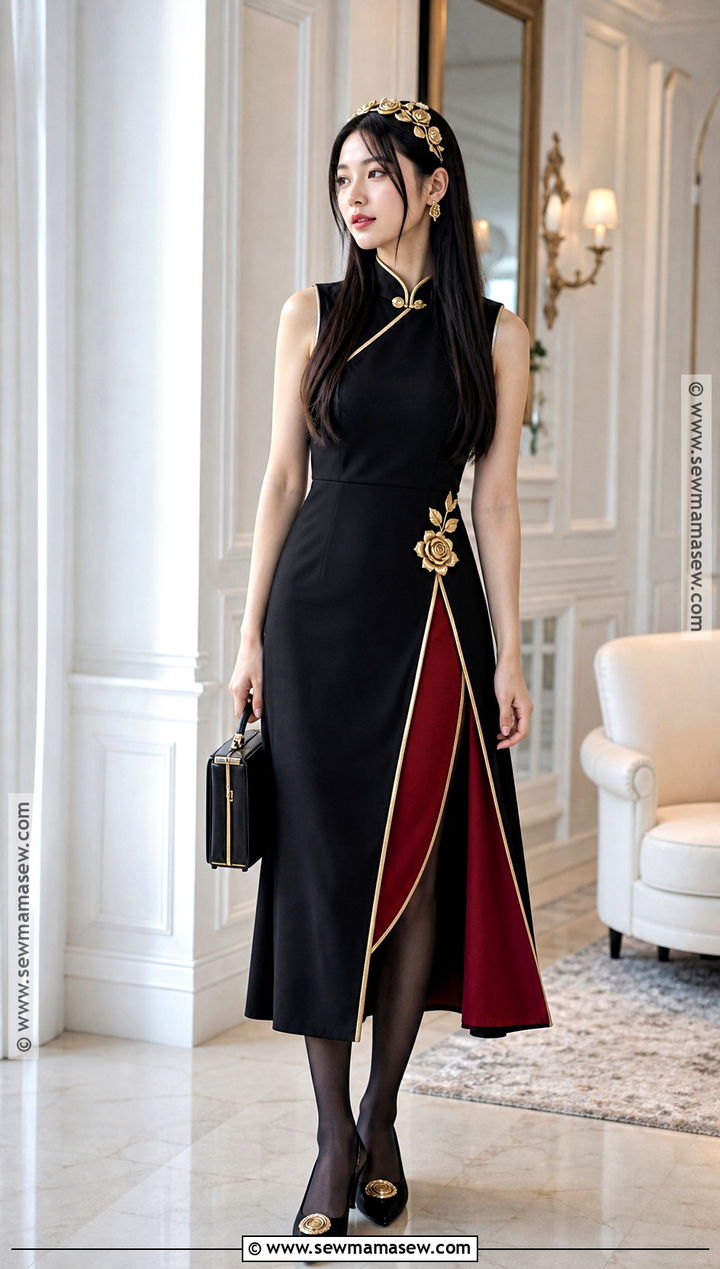 Yor Forger Costume With Black Hair And Gold Headband - 30 halloween costume black hair ideas