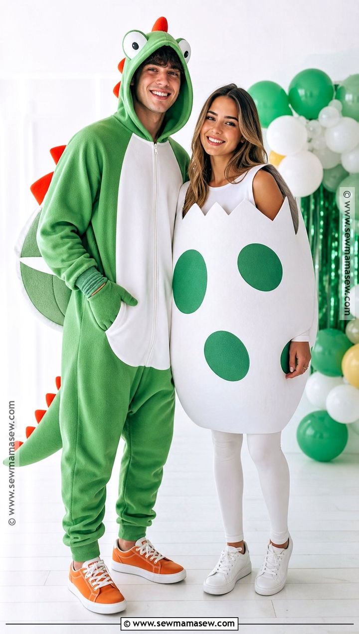 Yoshi And Egg Duo Costume - 35 yoshi costume ideas