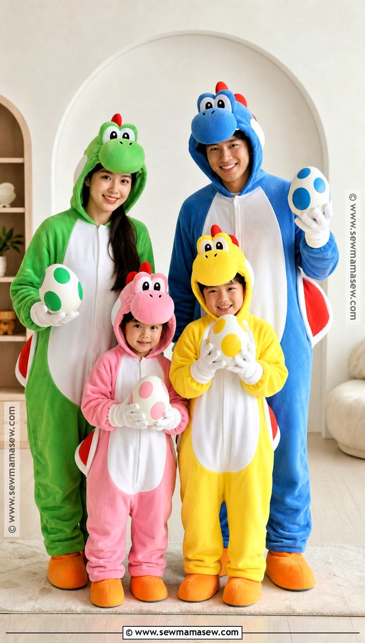 Yoshi Family Costume - 35 yoshi costume ideas