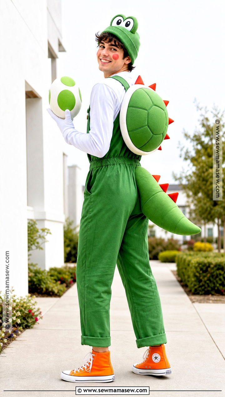 Yoshi Overalls Costume - 35 yoshi costume ideas