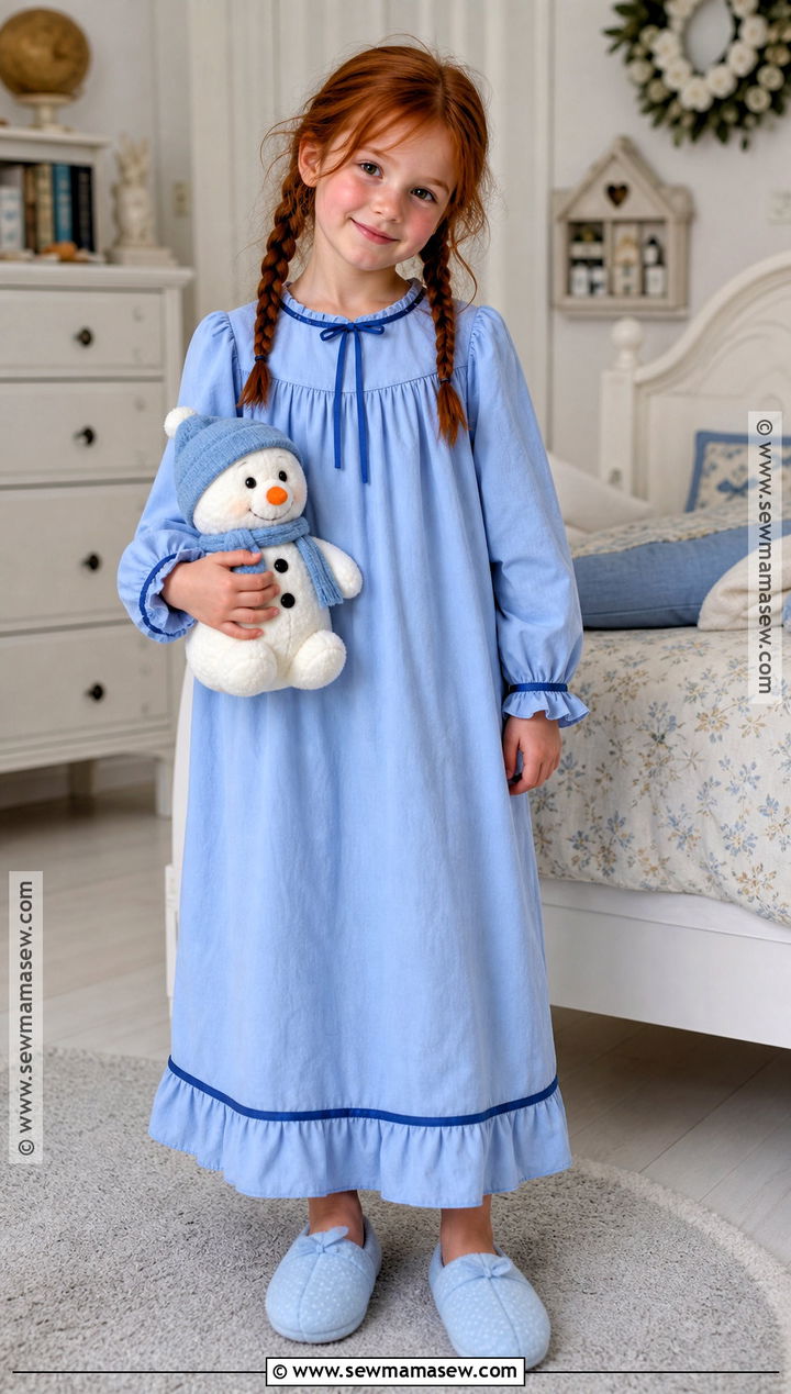 Young Anna Blue Nightgown Costume - 40 anna frozen costume ideas