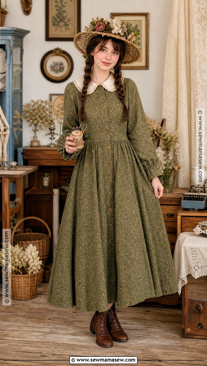 Young Sophie Costume With Green Dress - 30 studio ghibli costume ideas
