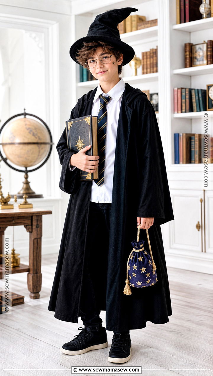 Young Wizard Costume - 40 halloween costumes for boys