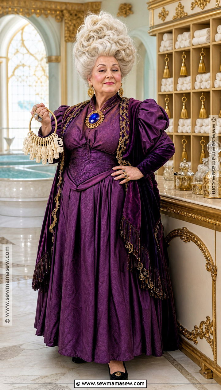 Yubaba Costume With Purple Dress - 30 studio ghibli costume ideas