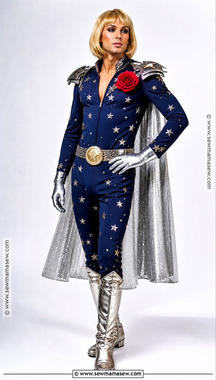 Yuga Aoyama Hero Costume With Sparkly Cape - 30 bnha hero costumes ideas