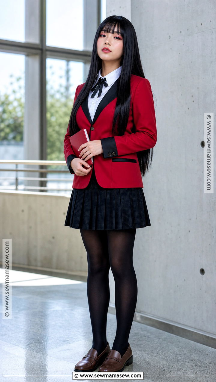 Yumeko Jabami Cosplay With Long Black Hair - 30 black hair cosplay ideas