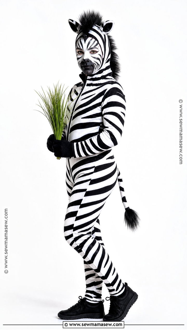 Zebra Halloween Costume - 40 animal halloween costumes