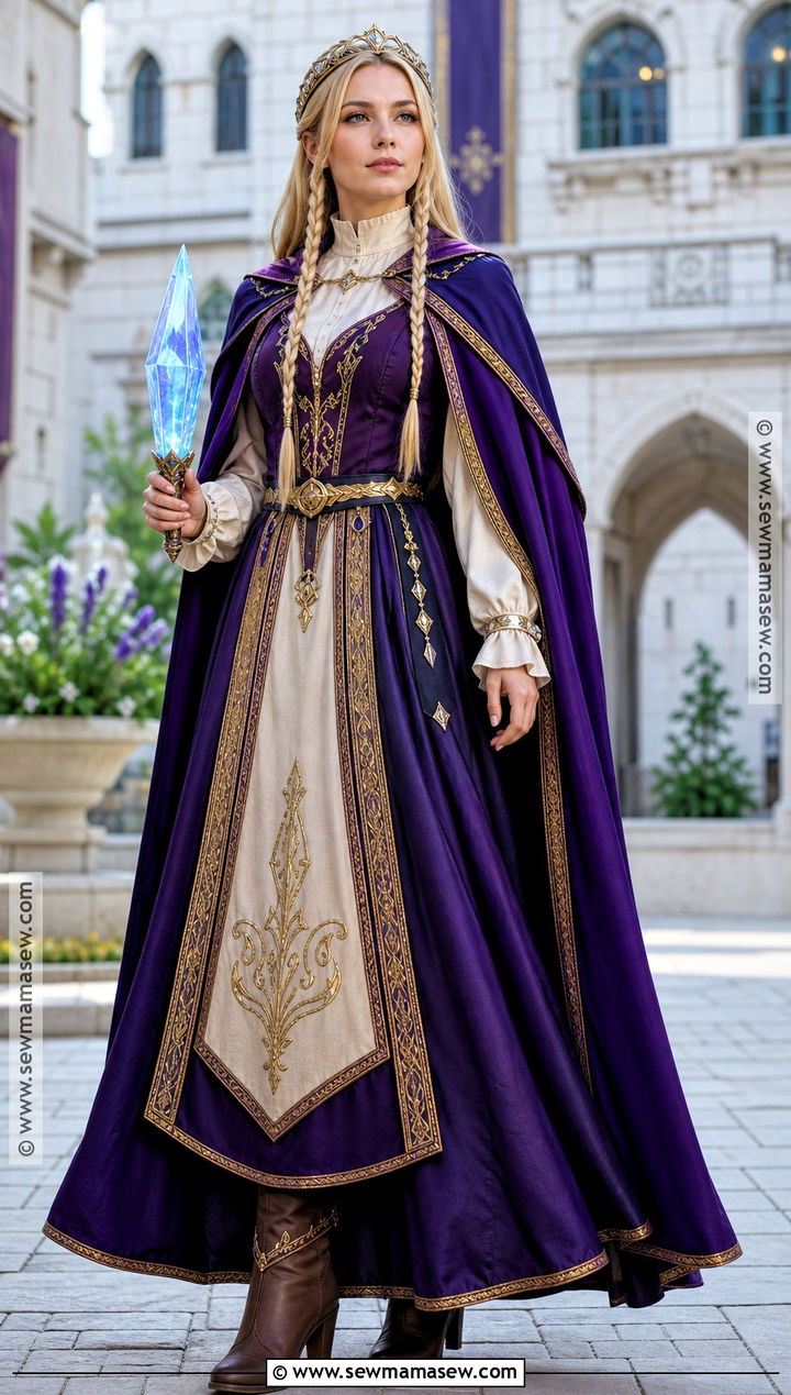 Zelda Princess Costume With Purple Royal Dress - 30 princess dress up ideas