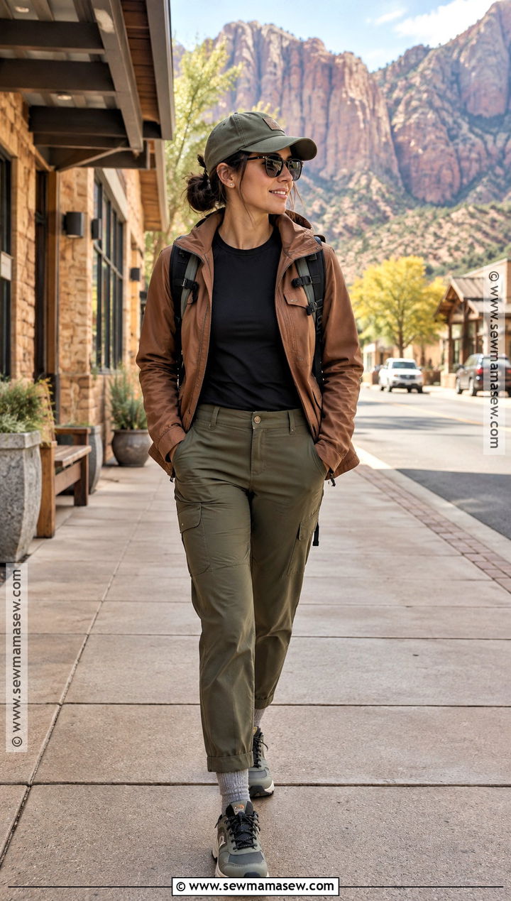 Zion Town To Trail Fall Outfit - 15 zion national park outfit fall ideas