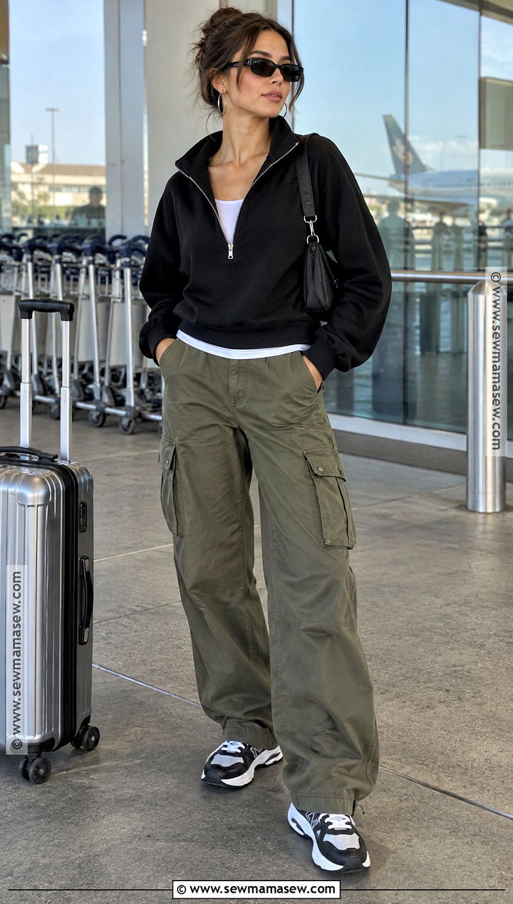 Zip Up Sweater And Cargo Pants Outfit - 20 the neighbourhood sweater weather ideas