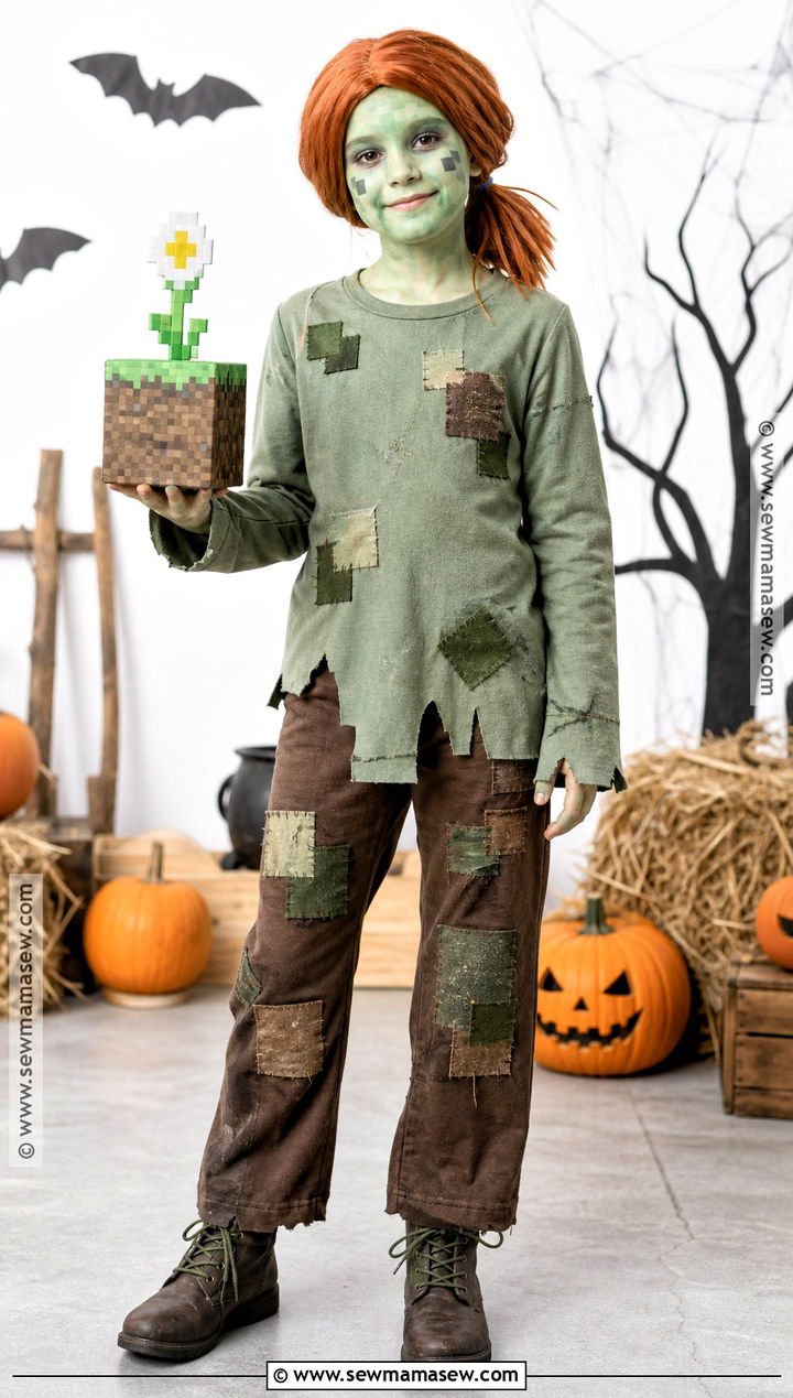 Zombie Alex Minecraft Costume - 30 alex minecraft costume ideas