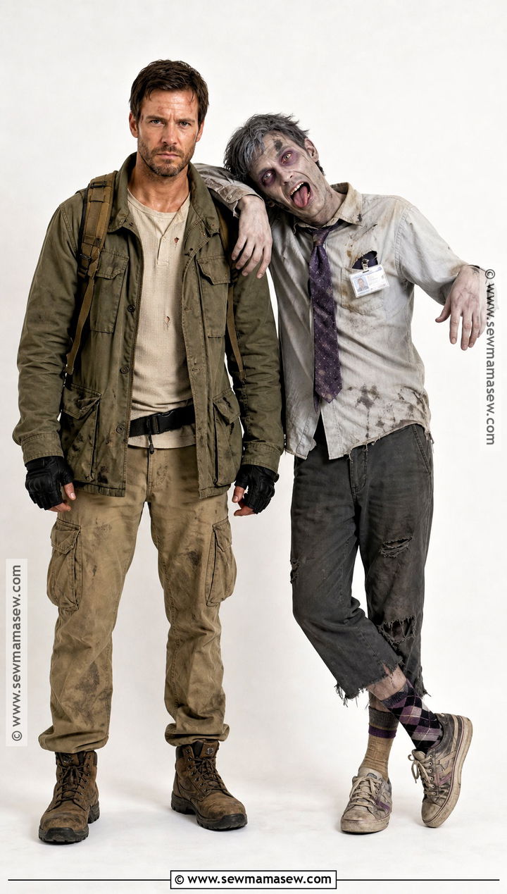 Zombie And Survivor Couple Costume - 50 zombie apocalypse outfits