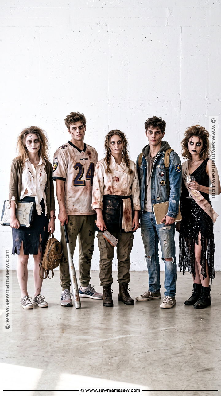 Zombie Apocalypse Group Costume - 35 zombie costume ideas