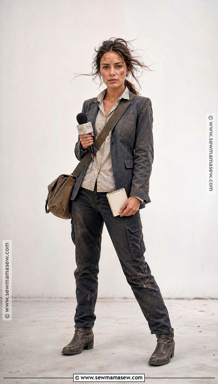 Zombie Apocalypse News Reporter Outfit - 50 zombie apocalypse outfits