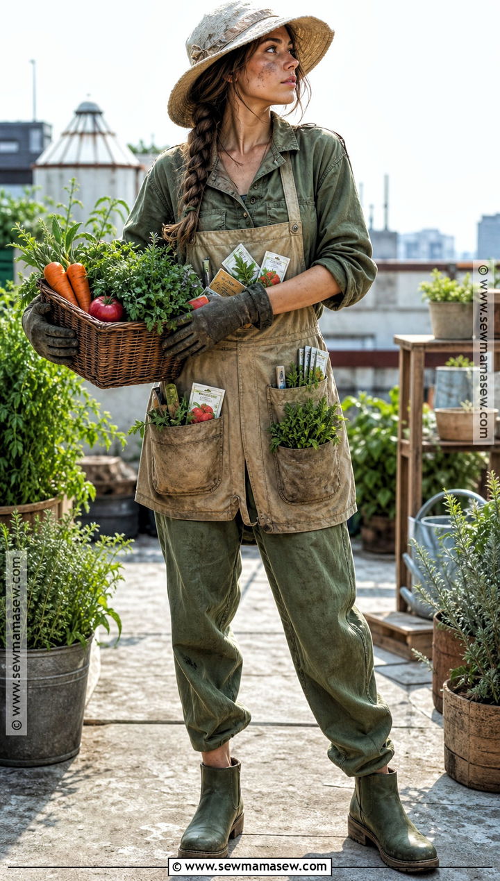 Zombie Apocalypse Rooftop Gardener Outfit - 50 zombie apocalypse outfits