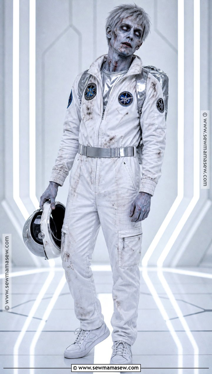 Zombie Astronaut Outfit With Silver Boots - 30 Zombie Outfits