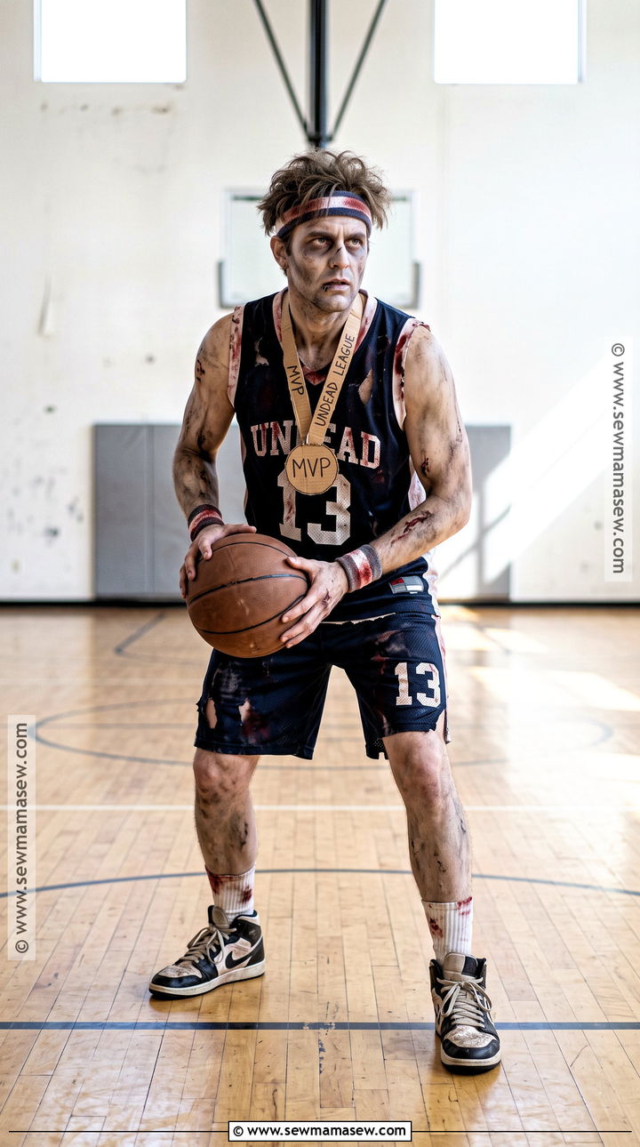Zombie Basketball Player Costume - 50 zombie costume ideas