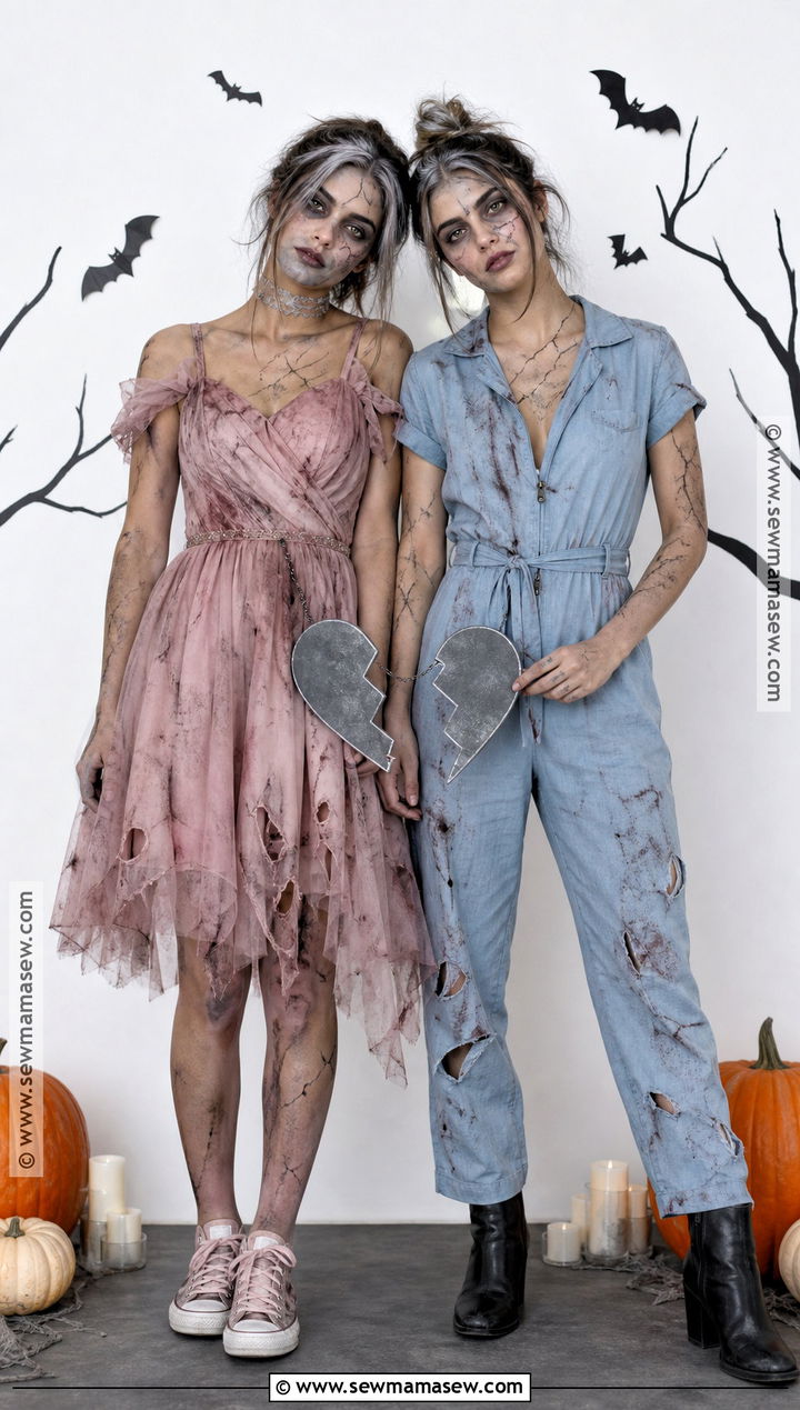 Zombie Best Friends Costume - 35 zombie costume ideas