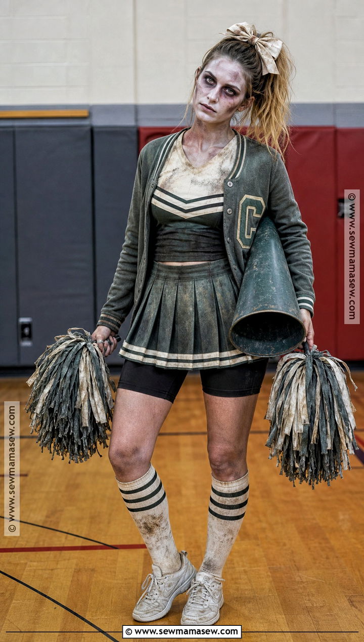Zombie Cheerleader Cosplay - 30 scary cosplay ideas