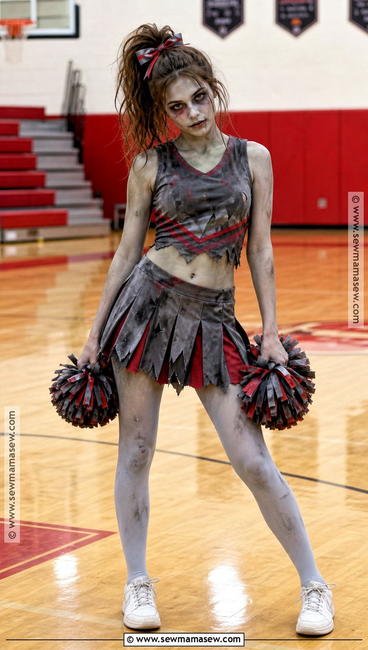 Zombie Cheerleader Costume - 40 halloween costumes for teens