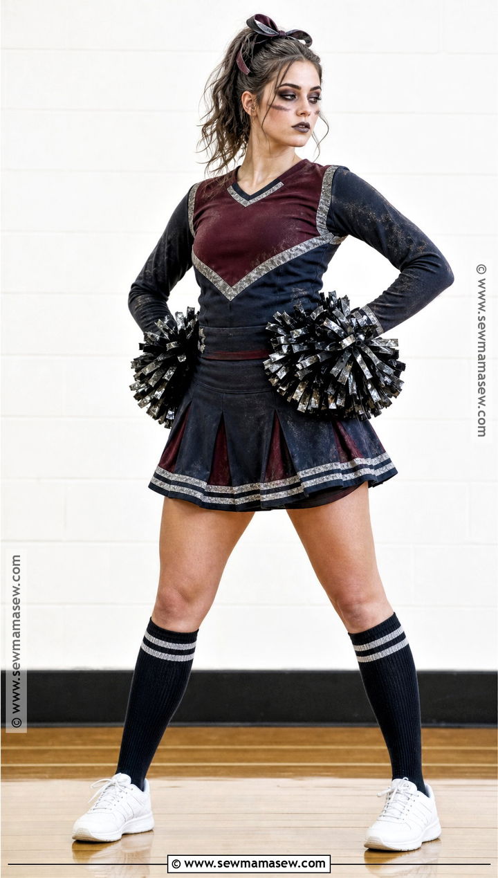 Zombie Cheerleader Costume - 45 scary costumes