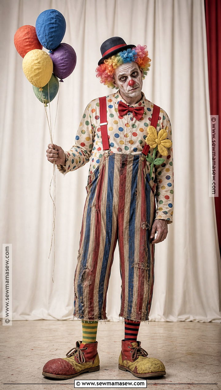 Zombie Clown Costume - 50 zombie costume ideas