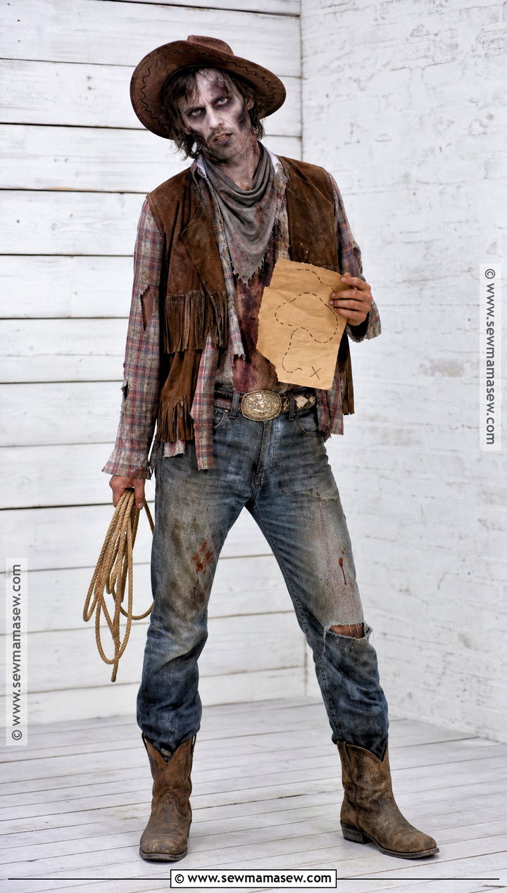 Zombie Cowboy Costume - 50 zombie costume ideas