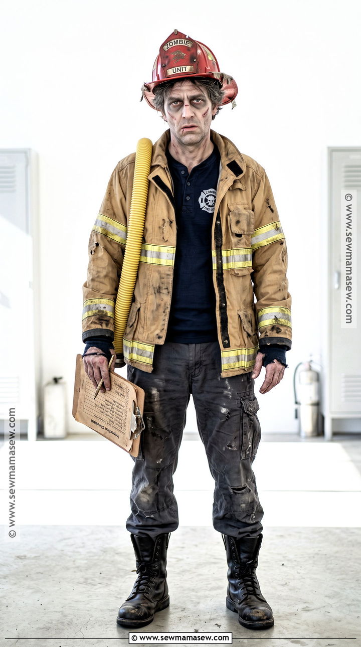 Zombie Firefighter Costume - 50 zombie costume ideas