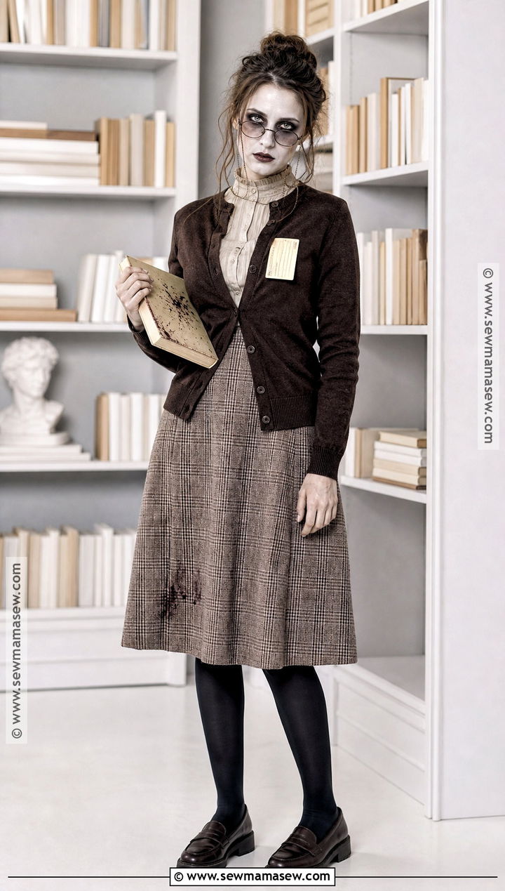 Zombie Librarian Costume - 50 zombie costume ideas