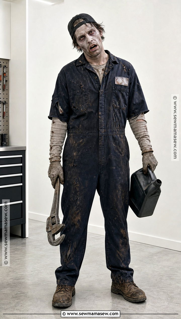 Zombie Mechanic Costume - 50 zombie costume ideas