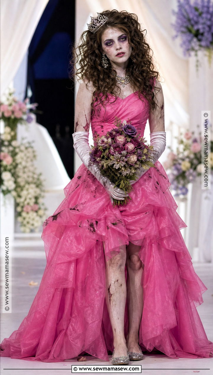 Zombie Pageant Queen Costume - 50 zombie costume ideas