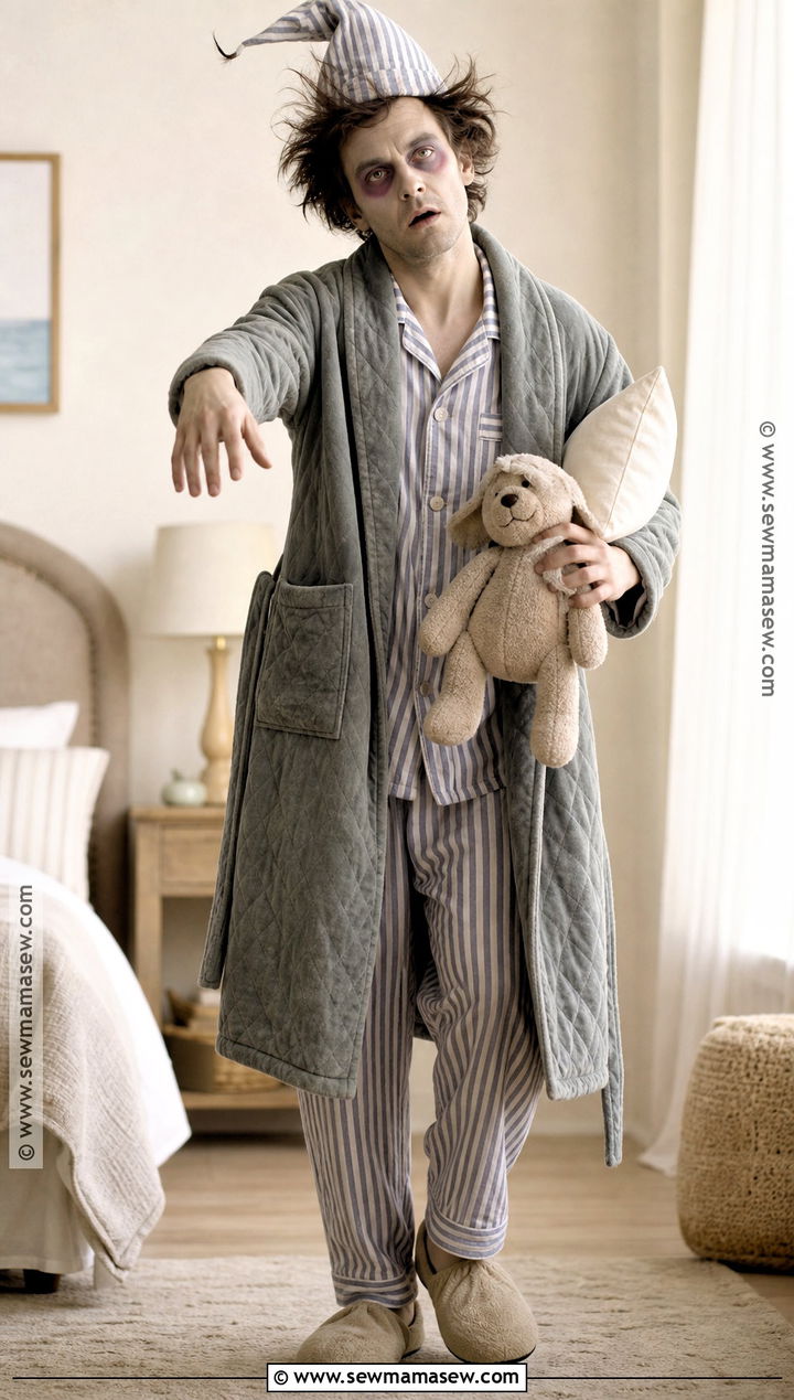 Zombie Pajama Outfit With Slippers - 30 Zombie Outfits