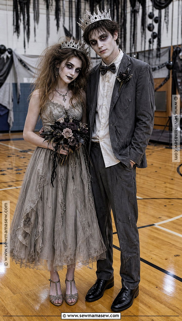 Zombie Prom Couple Costume - 40 halloween costumes for two