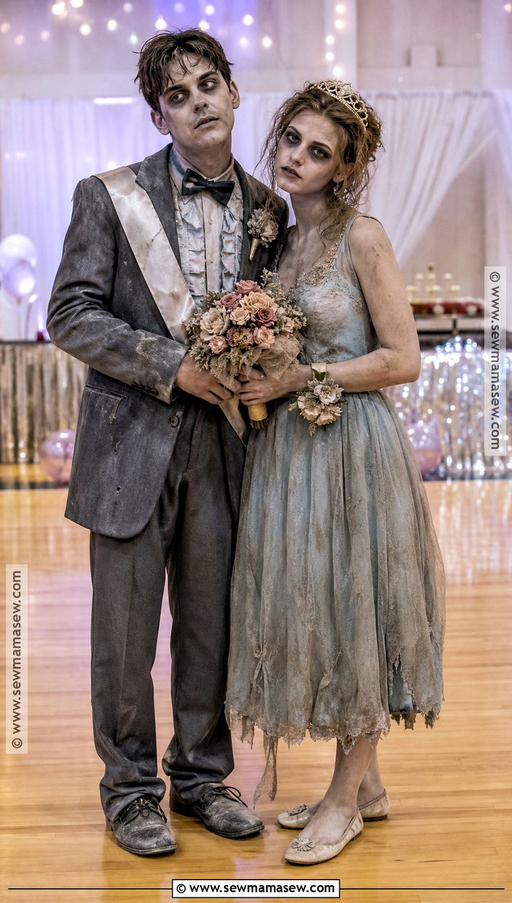 Zombie Prom Duo Costume - 30 duo halloween costume ideas