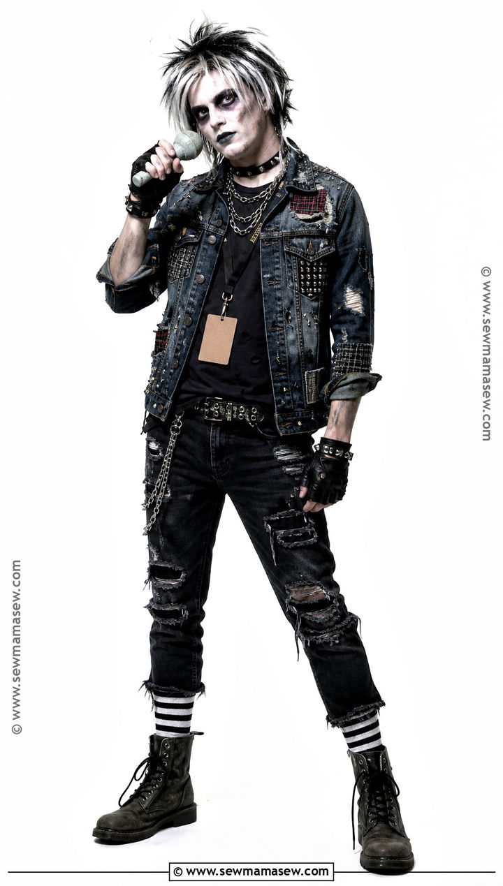 Zombie Punk Rocker Costume - 50 zombie costume ideas