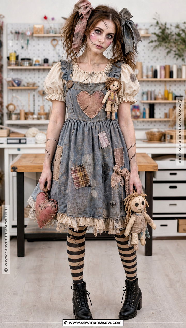 Zombie Rag Doll Costume - 50 zombie costume ideas