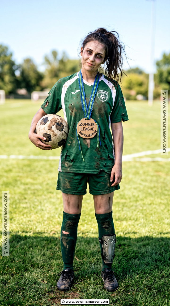 Zombie Soccer Player Costume - 50 zombie costume ideas