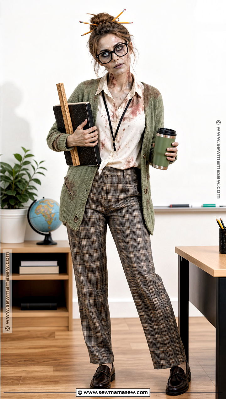 Zombie Teacher Costume - 50 zombie costume ideas