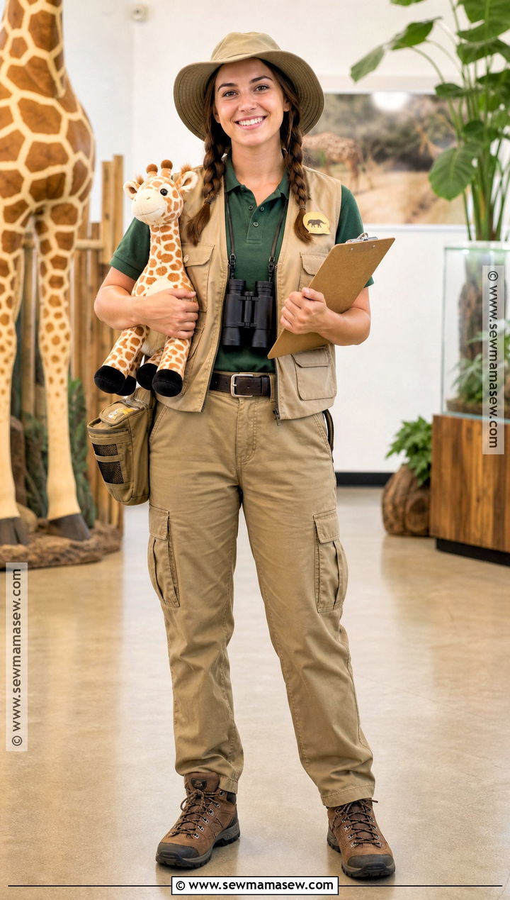 Zookeeper Costume With Animal Accessories - 30 job costumes