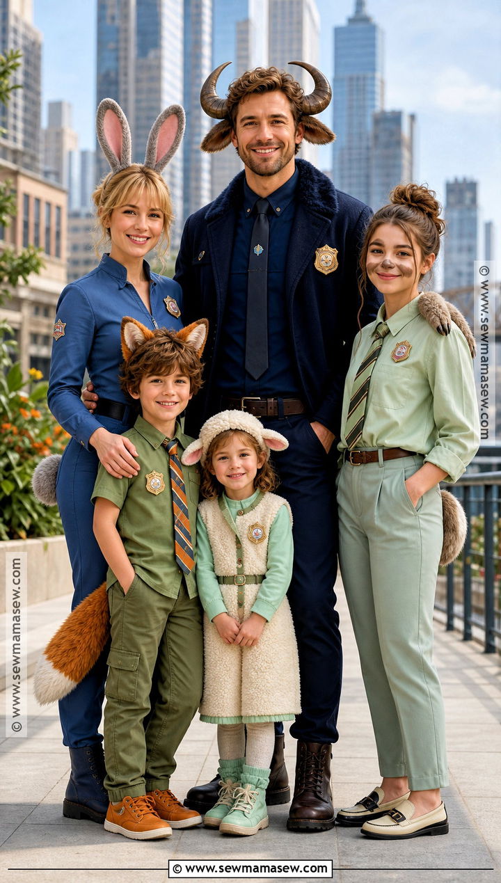 Zootopia Family Costume - 35 disney family costumes