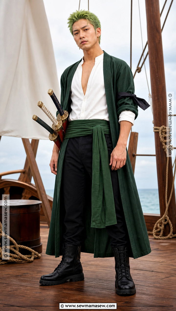Zoro Costume With Short Green Hair - 30 green hair costume ideas